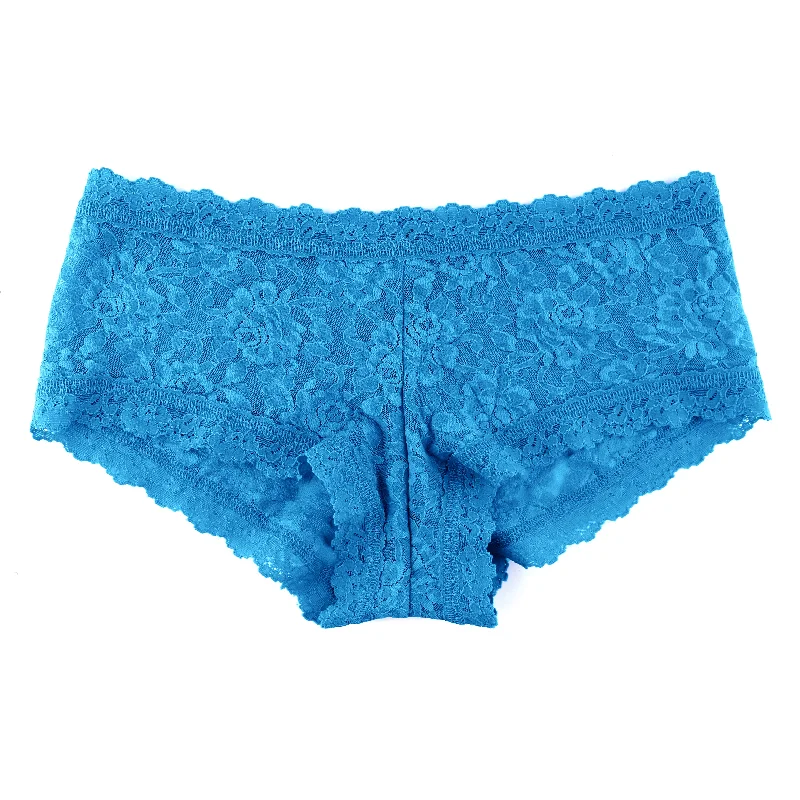 Signature Lace Boyshort | Kingfisher Blue Lace A-line Dress