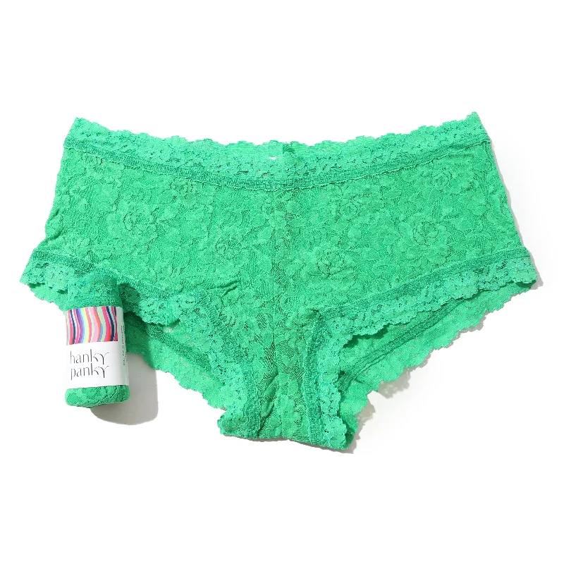 Signature Lace Boyshort | Retrospective (Green) Lace Dress Set