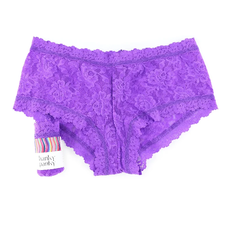 Signature Lace Boyshort | Vivid Violet Lace Detail Dress