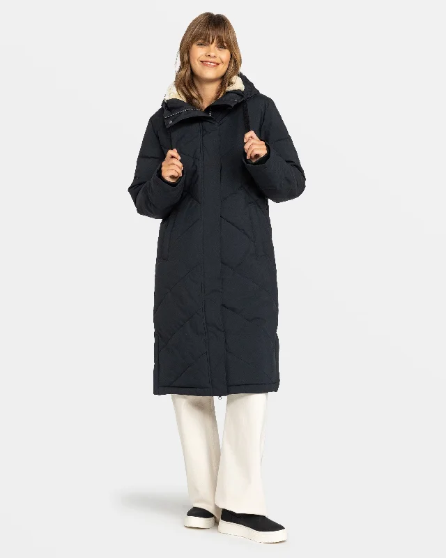 Ellie Insulated Snow Jacket - True Black Women's luxury jackets