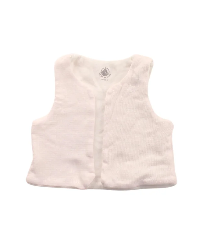 Petit Bateau Dress Up Vest 0-3M Women's college jackets