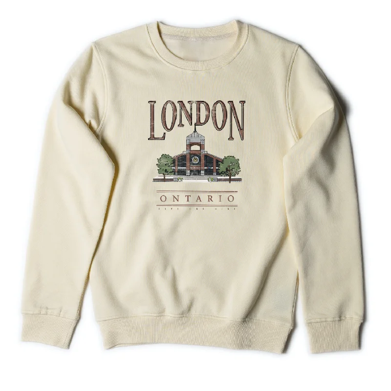 LONDON VINTAGE COVENT GARDEN CREW (UNISEX) Stylish Sweatshirt Look