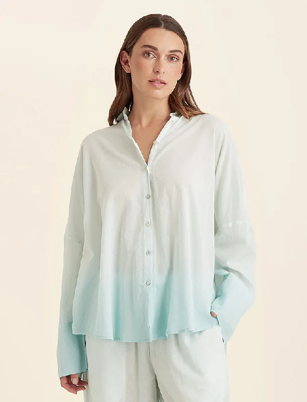 Ombre Oversized PJ Shirt High-end pajama sets