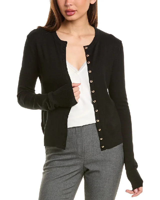 T Tahari Crewneck Cardigan Discounted sweaters