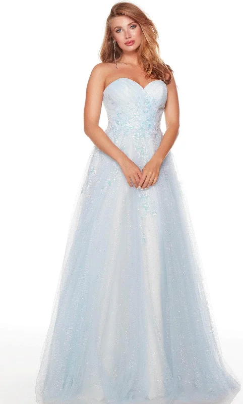 Alyce Paris 61292 - Sweetheart Glitter Tulle Prom Gown Wrap party dresses