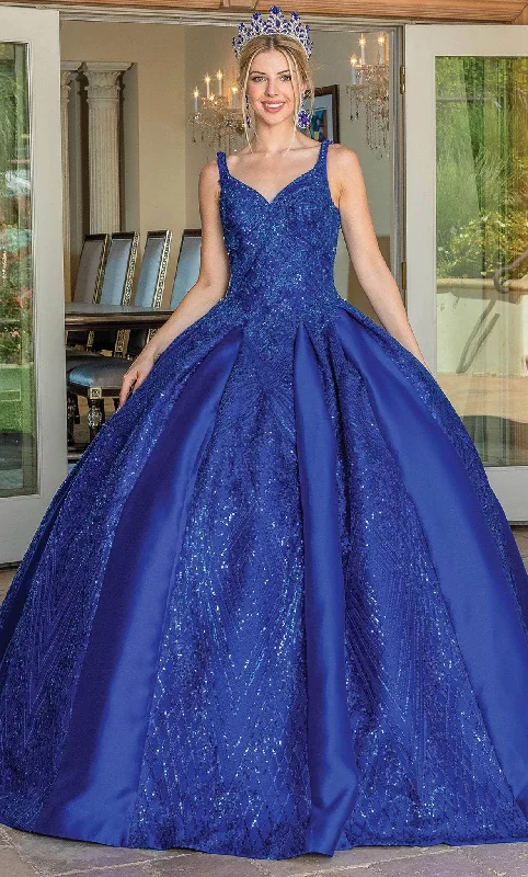 Dancing Queen 1680 - Sleeveless Glitter Quinceanera Ballgown Formal party dresses