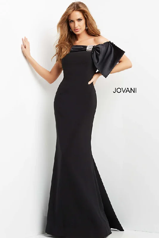 Jovani 07014 Off the Shoulder Long Evening Dress Wedding guest maxi dresses