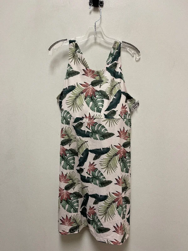 Athletic Dress By Kyodan In Tropical Print, Size: Xl Women's unclassified dresses