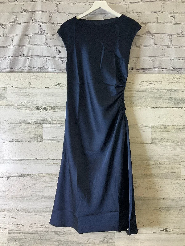 Dress Designer By Banana Republic In Navy, Size: M Color block unclassified dresses