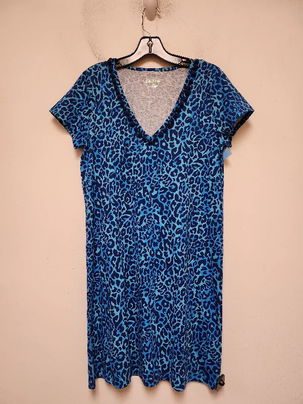 Dress Designer By Lilly Pulitzer In Animal Print, Size: M High-end unclassified dresses