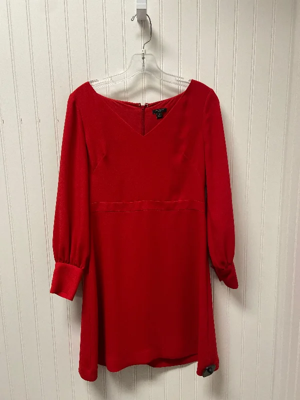 Dress Work By Ann Taylor In Red, Size: Petite   S Bright color unclassified dresses