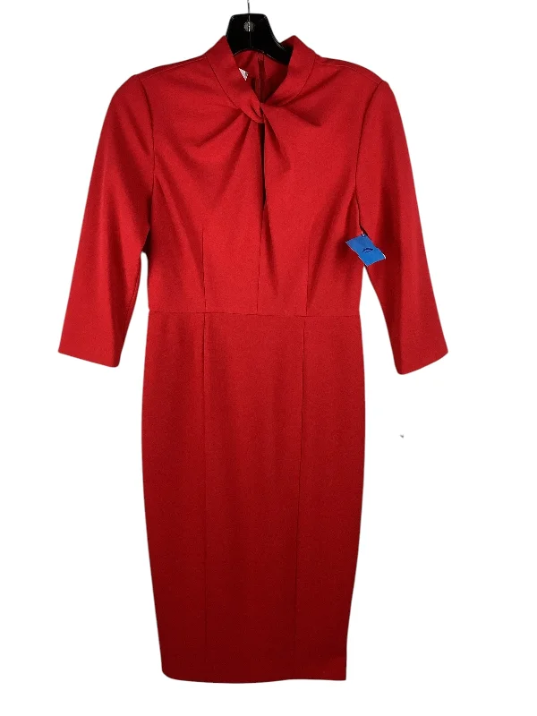 Dress Work By Donna Morgan In Red, Size: S Discounted unclassified dresses