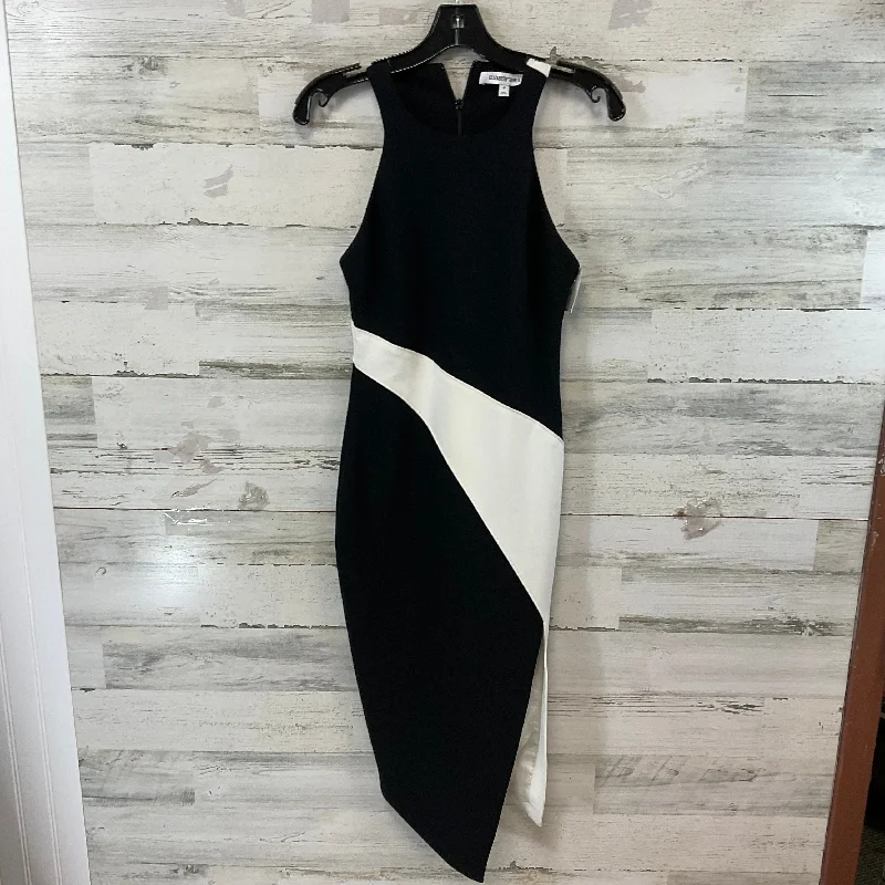 Dress Work By Elizabeth And James In Black & White, Size: S Casual unclassified dresses