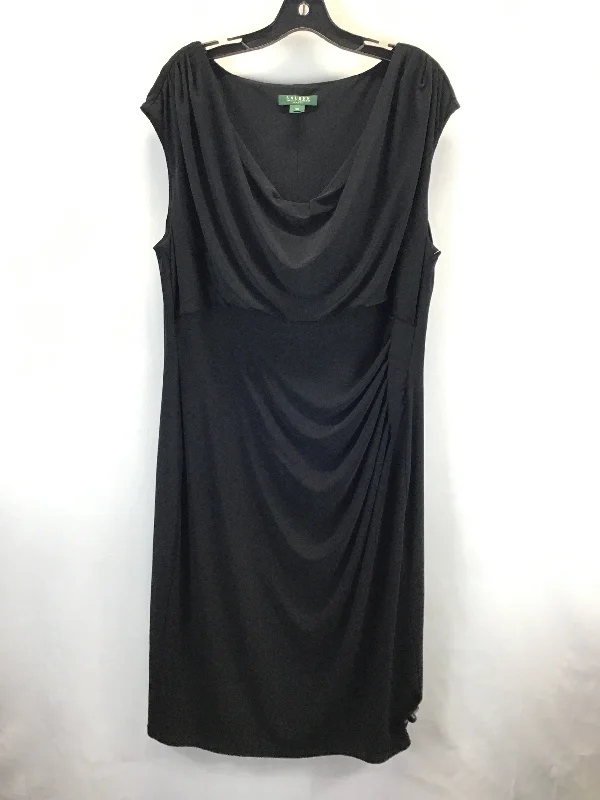 Dress Work By Lauren By Ralph Lauren In Black, Size: Xl Best-selling unclassified dresses