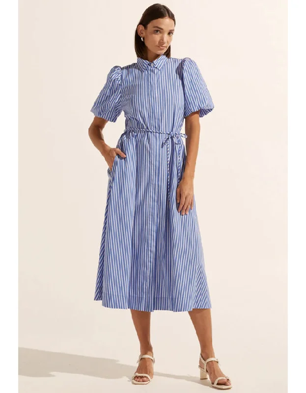 Hark Dress Pacific Stripe Poplin Comfortable unclassified dresses