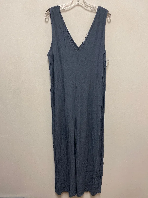 Jumpsuit By Melrose And Market In Blue, Size: Xl Fashionable unclassified dresses