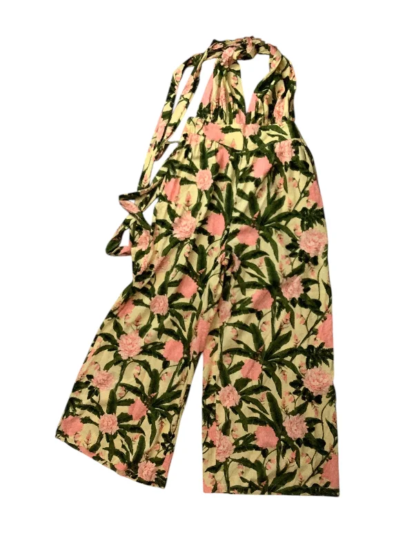 Jumpsuit By Target-designer In Tropical Print, Size: L Printed unclassified dresses