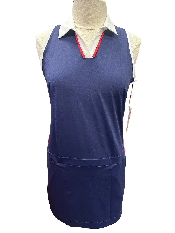 Kinona Wine And Nine Golf Dress - Navy Blue - Medium (FINAL SALE ITEM) Trendy new unclassified dresses