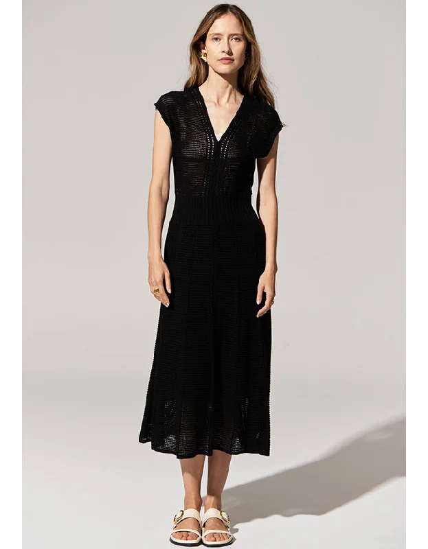 Paco Knit Dress Black Luxury unclassified dresses