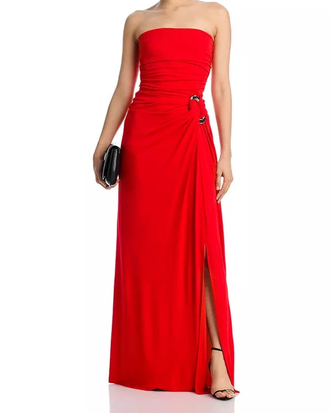 Simkhai - Emma Gown - Fiery Red Breathable unclassified dresses