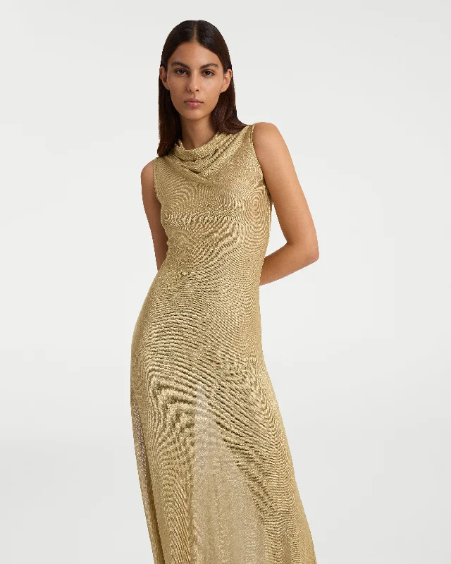 Matilde Dress in Metallic Jersey Beaded unclassified dresses