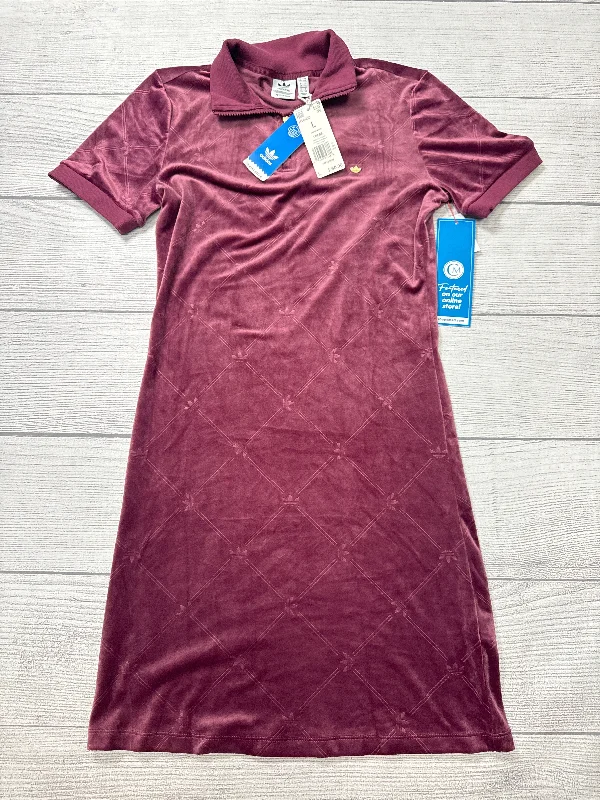 Athletic Dress By Adidas In Mauve, Size: L Color block unclassified dresses