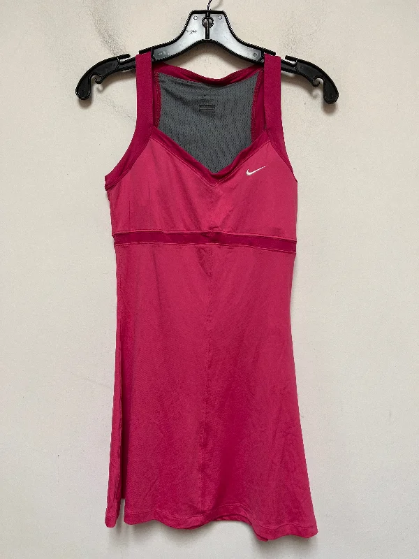 Athletic Dress By Nike In Pink, Size: S Ruched unclassified dresses