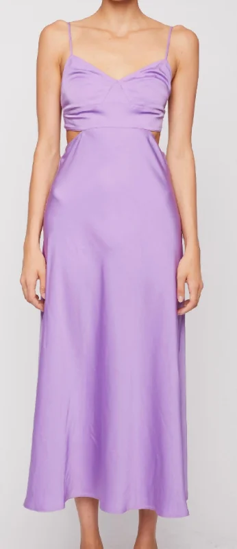 Blakely Dress In Amethyst Orchard Flowy unclassified dresses