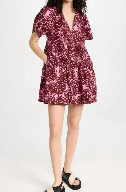 Camila Dress In Apple/rose Combo Petite unclassified dresses