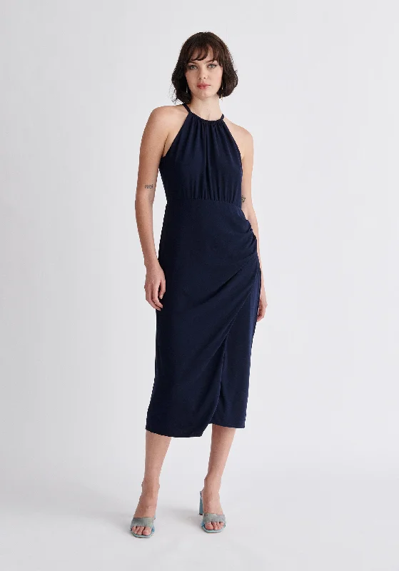 Detachable Cape Dress Open-back unclassified dresses