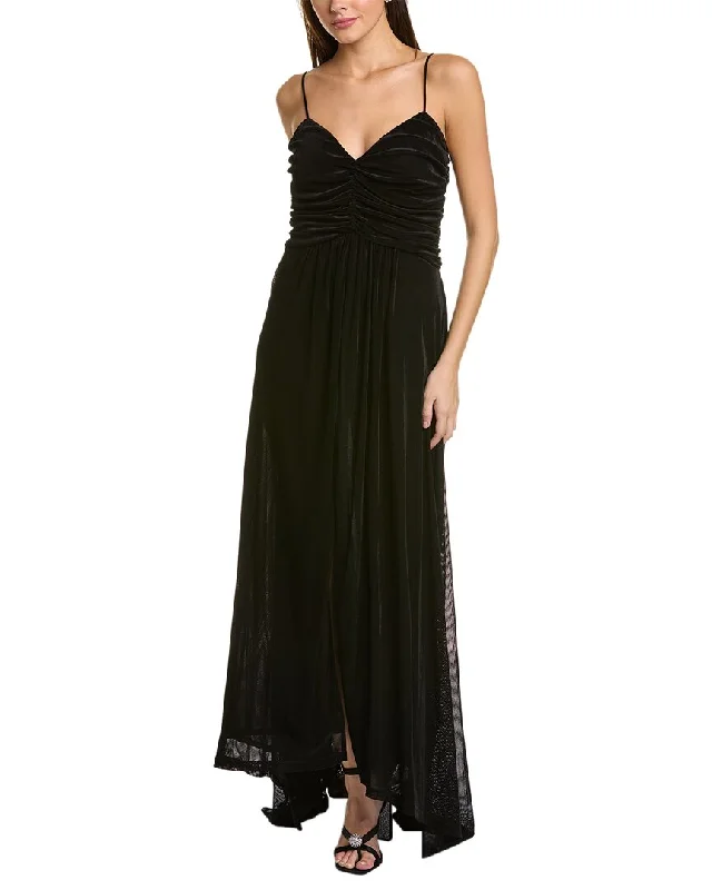 Donna Karan Velvet Mesh Gown Affordable unclassified dresses