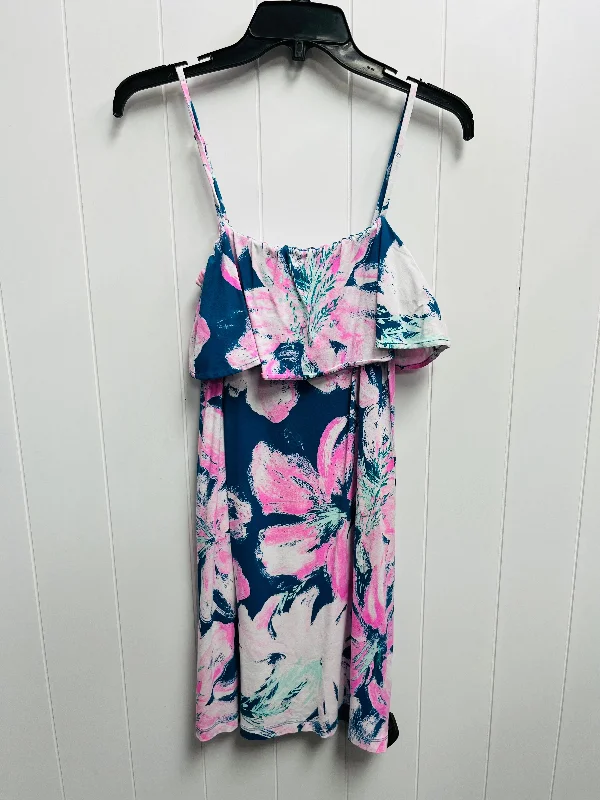 Dress Designer By Lilly Pulitzer In Blue & Pink, Size: Xs Luxury unclassified dresses