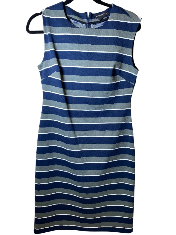 Dress Work By Banana Republic In Striped Pattern, Size: M Tiered unclassified dresses