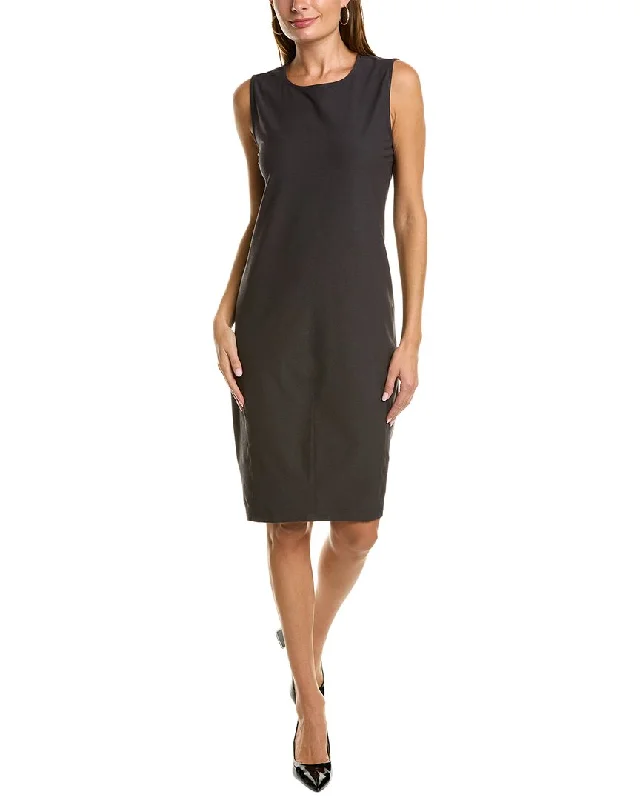 EILEEN FISHER Round Neck Shift Dress Y2K unclassified dresses