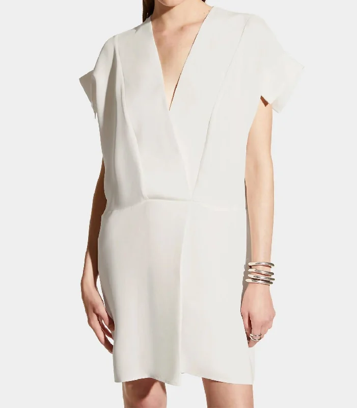 Gabrielle Dress In White Sand Minimalist unclassified dresses