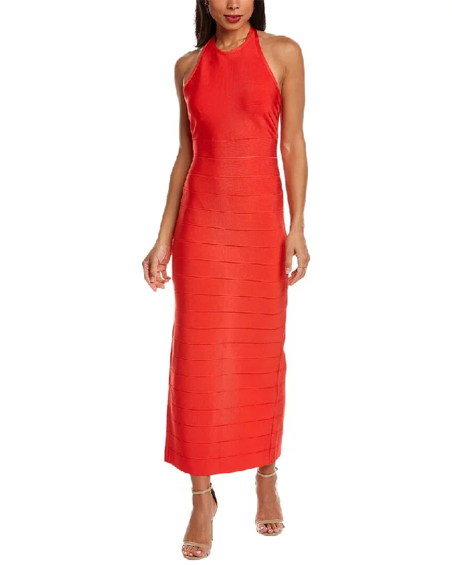 Hervé Léger Halter Icon Gown Travel unclassified dresses