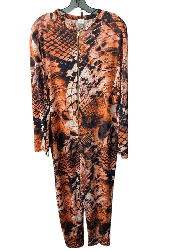 Jumpsuit By Cme In Snakeskin Print, Size: 3x Budget-friendly unclassified dresses