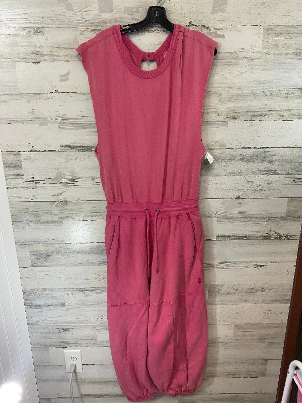 Jumpsuit By Free People In Pink, Size: S Floral unclassified dresses