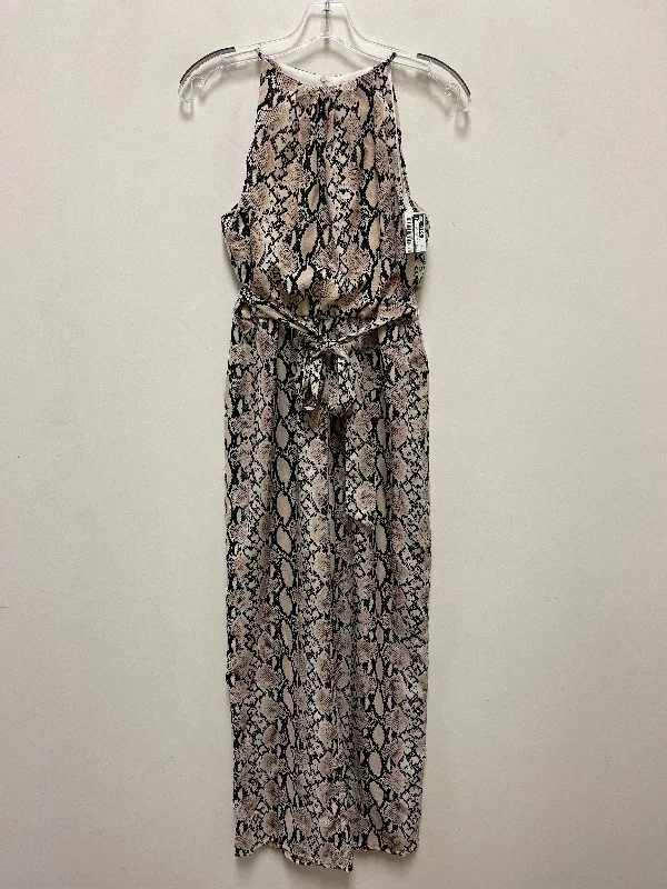 Jumpsuit By Lush In Snakeskin Print, Size: S Casual chic unclassified dresses