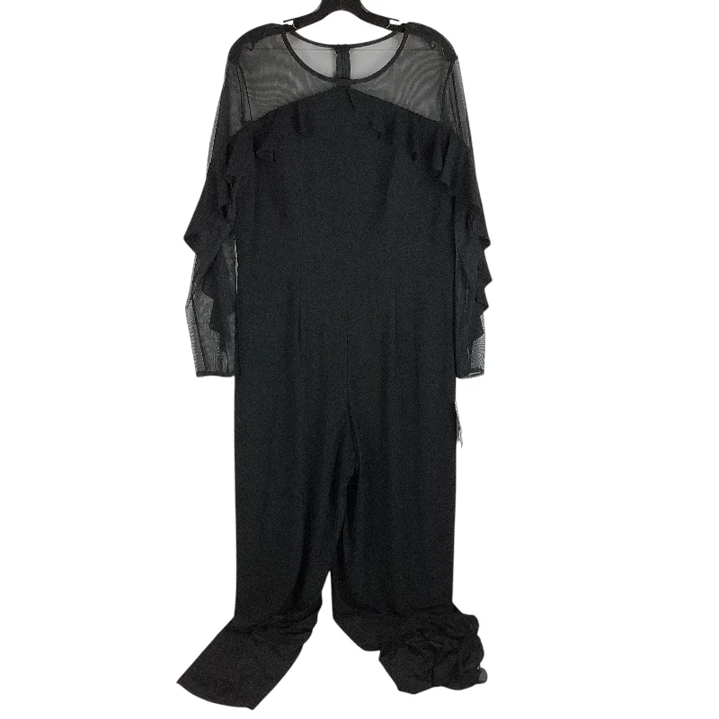 Jumpsuit By R And M Richards In Black, Size: 16 Luxury unclassified dresses