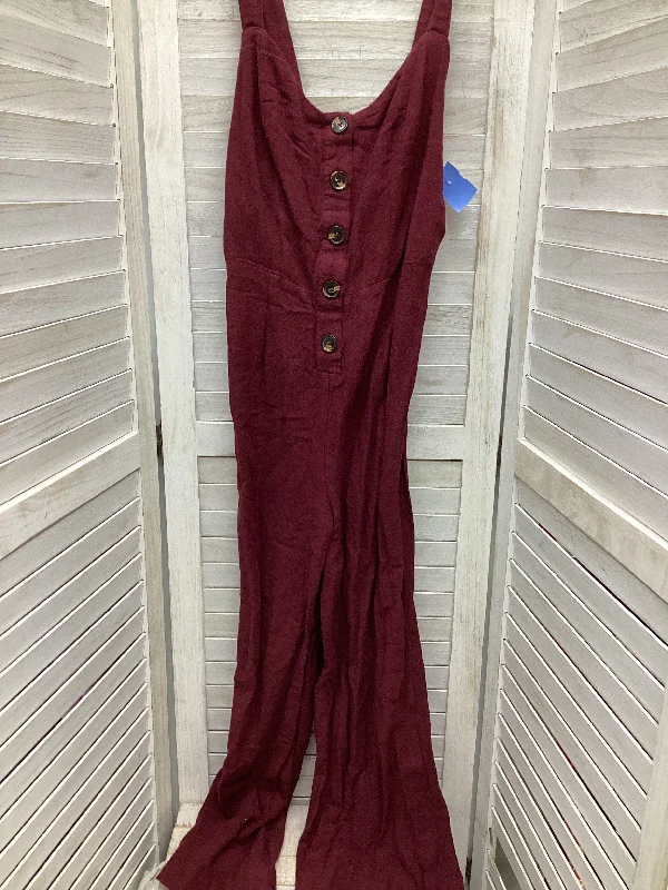 Jumpsuit By Wild Fable In Red, Size: S Lace unclassified dresses