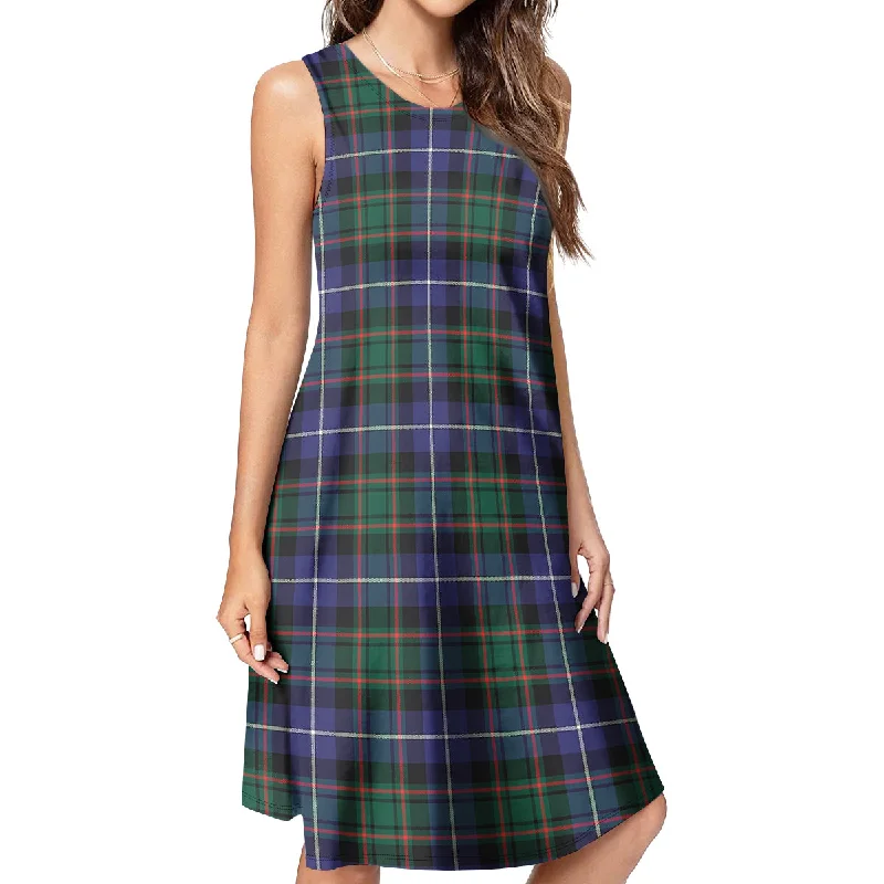 MacRae Hunting Modern Tartan Womens Casual Dresses Lounge unclassified dresses