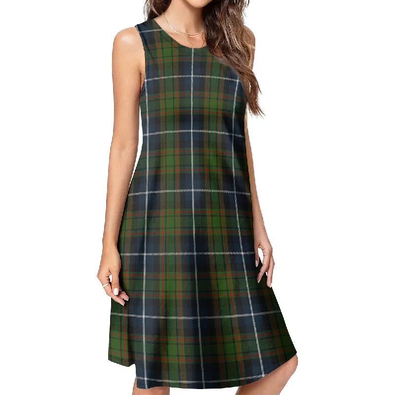 MacRae Hunting Tartan Womens Casual Dresses Elegant unclassified dresses