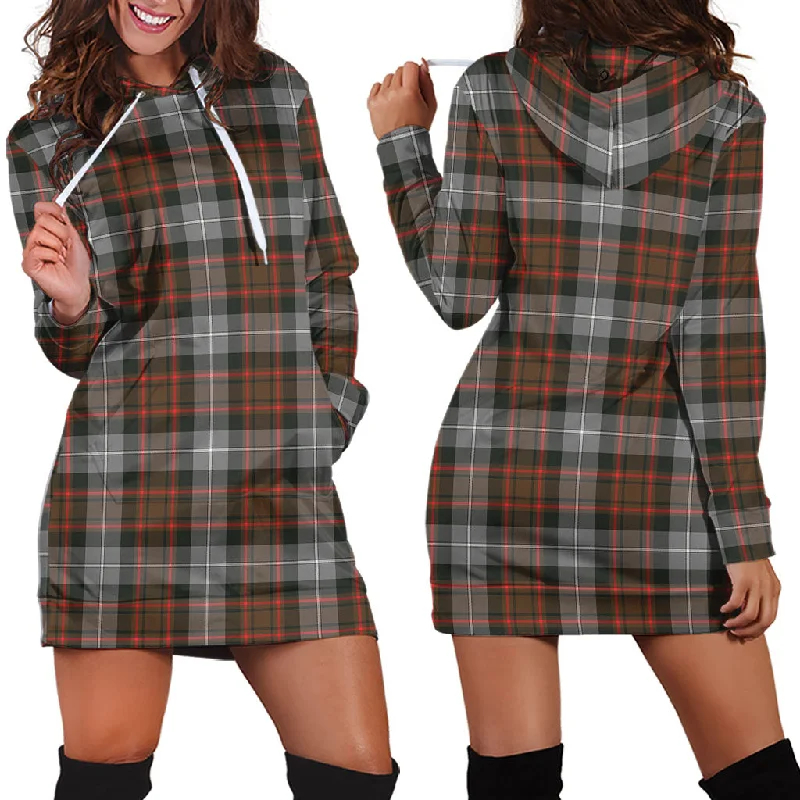 MacRae Hunting Weathered Tartan Hoodie Dress Casual unclassified dresses