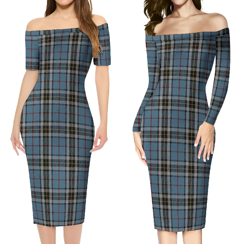 MacTavish Dress Tartan Off Shoulder Lady Dress Petite unclassified dresses