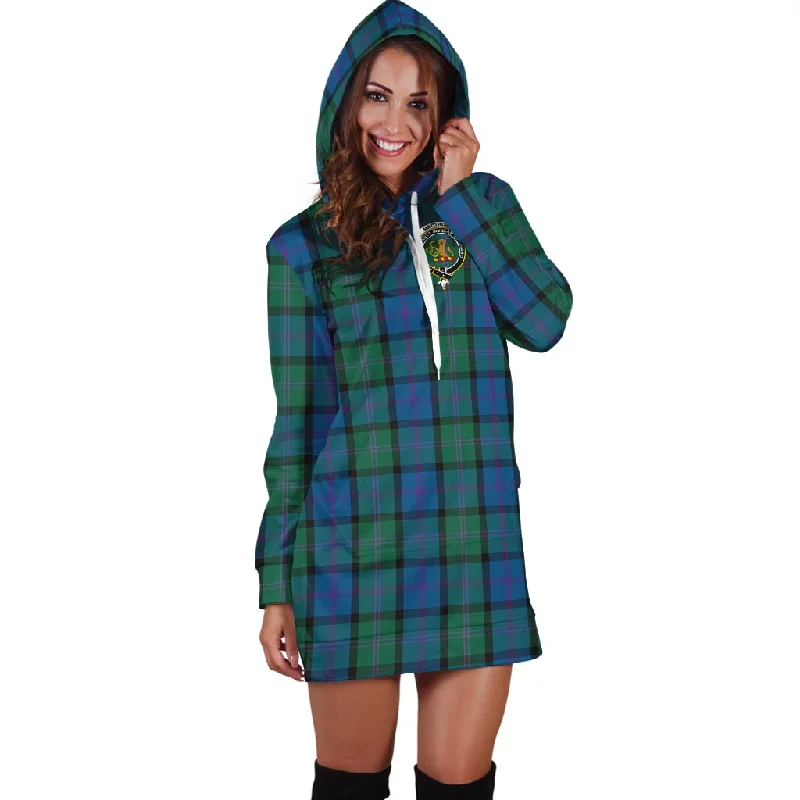 MacThomas (McThomas) Tartan Hoodie Dress with Family Crest Minimalist unclassified dresses