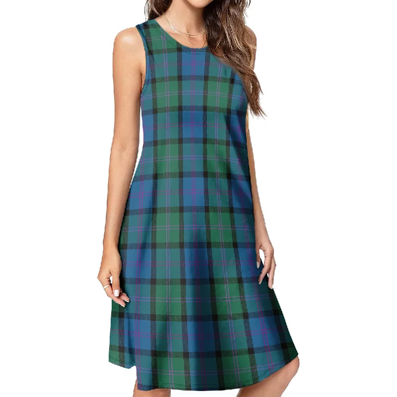 MacThomas (McThomas) Tartan Womens Casual Dresses Knitted unclassified dresses