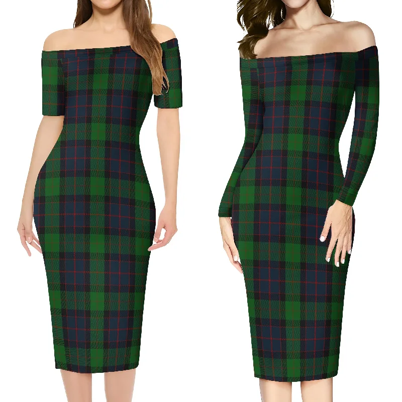 MacWilliam (McWilliam) Tartan Off Shoulder Lady Dress Engagement unclassified dresses