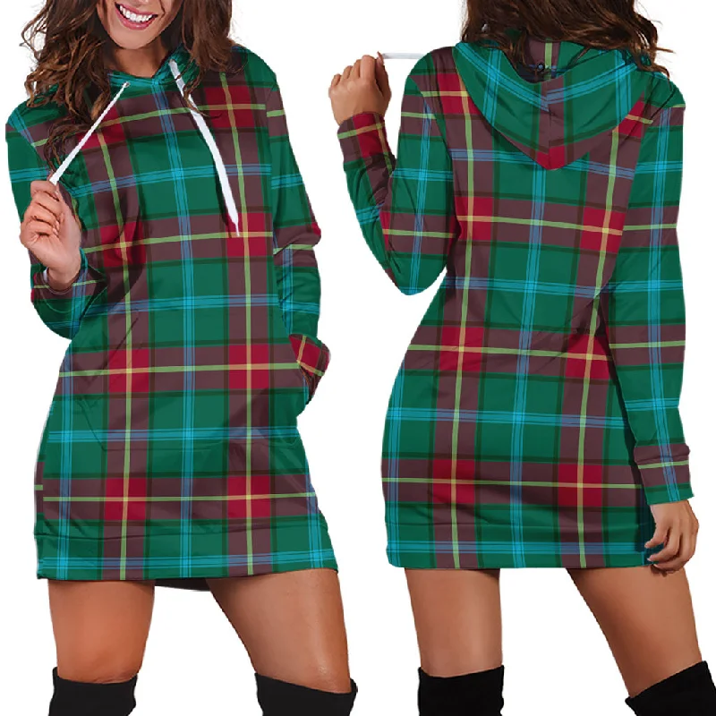 Manitoba Province Canada Tartan Hoodie Dress Winter unclassified dresses