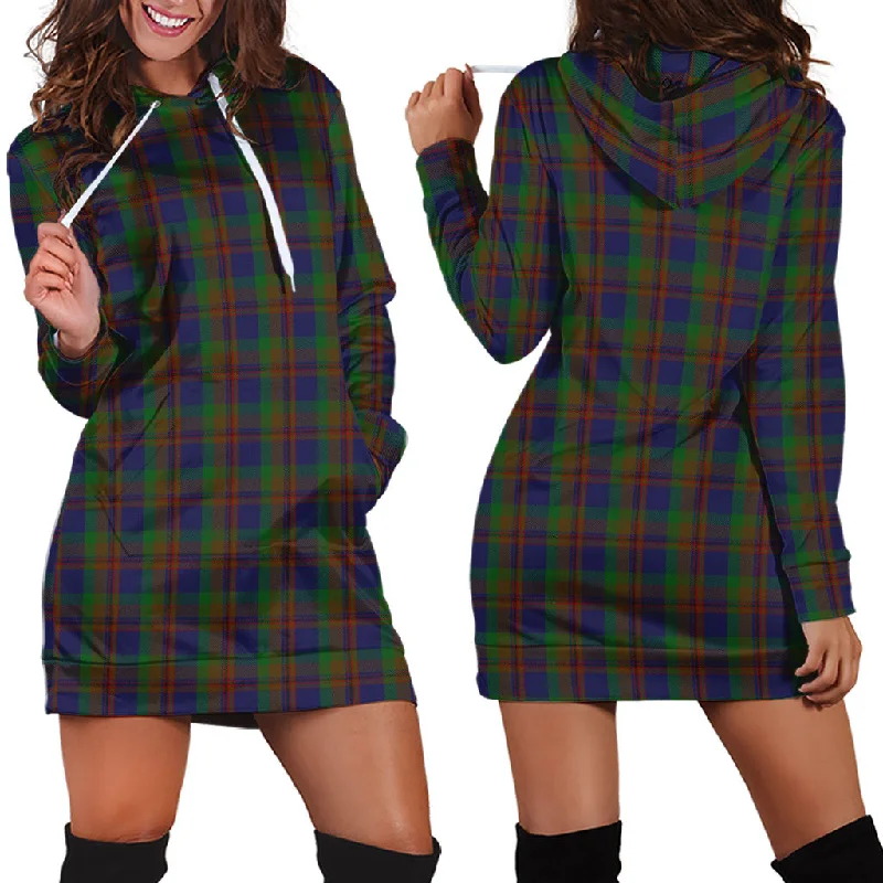 Mann Tartan Hoodie Dress Beach unclassified dresses